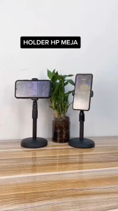 PHONE STAND HOLDER STANDING DESKTOP MEJA UNIVERSAL PENYANGGA ADJUSTABLE TONGSIS SELFIE PANJANG