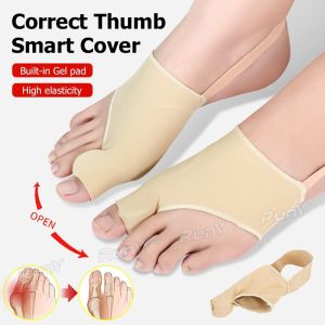 Toe Corrector Orthotics Feet Foot Care Bone Thumb Adjuster Correction Soft toe straightener 1Pair
