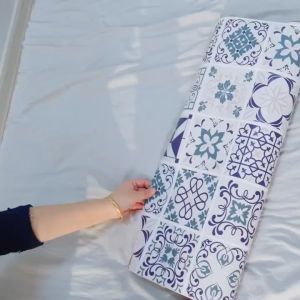 【Best-Selling】 Bathroom floor sticker non slip waterproof self adhesive wallapaper bohemian style kitchen oil proof tile wall sticker