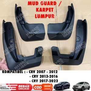 Mud Guard Honda Crv 2007 2013 2017 2022 Karpet Lumpur Mudguard Hitam