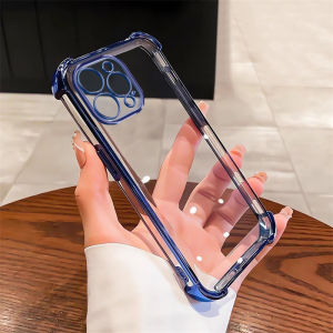 Jingsanc Simple Clear Phone Casing Suitable For VIVO T1 5G/T1 Pro 5G Case Four Corner Protection Anti Fall Shockproof Electroplating Back Cover A59-1