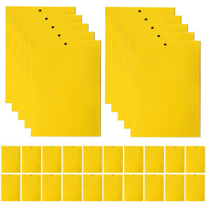 20-100PCS สีเหลือง Fly กับดัก Bugs Sticky BOARD สองด้านจับ Aphid แมลง Pest Control Whitefly Thrip Leafminer กาวสติกเกอร์
