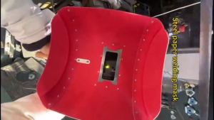 SIOGEE original Welding Mask for High-quality red steel paper welding worker protection equipment