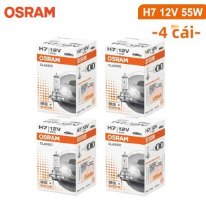 Osram | OSRAM 4 H7 PX26d Bóng Đèn Pha Ô Tô Halogen 12V 55W 3200K Tiêu Chuẩn Trắng Ấm Cao Chùm Sáng Thấp 1:1 Thay Thế Đèn Xe Ô Tô
