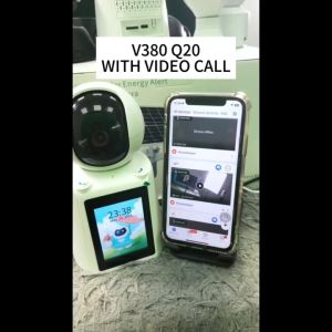 V380 Pro กล้องวงจรปิดที่สามารถวิดีโอคอลได้ กล้องวงจรปิด wifi หมุนได้ 360 องศา การตรวจจับการเคลื่อนไหว