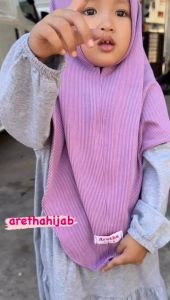 Jilbab Instan Bergo Malay Shaliha Bahan Jersey Knit By Aretha