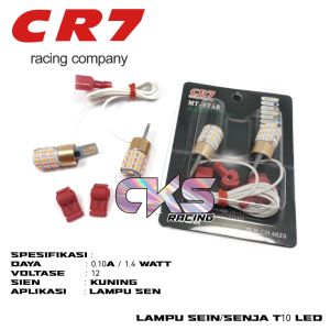 Lampu T10 LED 54 mata 2in1 Bohlam 54 Titik Nmax Xmax Vario Beat Scoopy Mio CR7 Sepasang