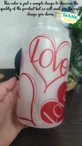 Vyveal Personalized 16oz Sublimation Glass with Bamboo Lid & Straw – Custom Name Cup for Iced Coffee Tea Smoothies – BPA-Free Eco-Friendly Reusable Gift for Bridesmaids Mom Best Friend Sister Drink Lovers