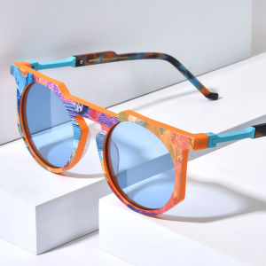 HEPIDEM แว่นกันแดดอะซิเตทเลนส์โพลาไรซ์ สำหรับแบรนด์ที่มีชื่อเสียงสำหรับผู้ชายแว่นตากันแดดสี่เหลี่ยมไซส์ใหญ่หนาสำหรับผู้หญิง Gm Y2k 9399T