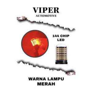 (2 pcs) LAMPU STOP 7443 SUPER BRIGHT DAJJAL 144 CHIP LED SMD T20 Lampu Rem Belakang Led Cucuk