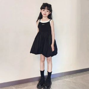 ZIRUIBABA | Girls Summer Dress Black Sleeveless