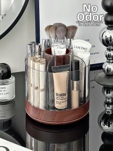 Compartmentalized Makeup Brush Storage Bucket