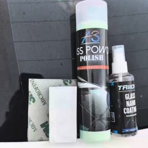 Glass Powder Polish & Watermark Remover (Cream Type) Watermark Cermin Depan Remover Stain Glass Powder Polishing