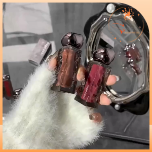 Son Tint Bóng GEGE BEAR GX1113 Vỏ Thủy Tinh Sang Chảnh Hottrend Mềm Mướt Nội Địa Trung- Salmon