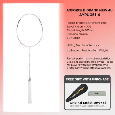 LI-NING Badminton Rackets Unisex Badminton Rackets AYPU051 Legit Official Store
