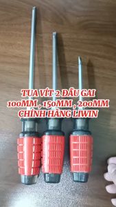 Tua vít 2 đầu tay gai 3 kích thước (100mm 150mm 200mm)