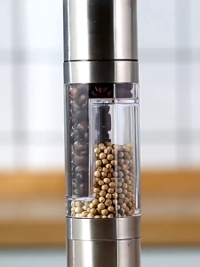 2 in1 Stainless Steel Manual Grinder Dual Way Salt Pepper Adjustable Grinder Pengisar Lada Hitam Garam