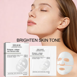 EELHOE | Biological Collagen Intensive Mask Brighten Skin Tone Firming Lifting Shrink Pores Deep Nourish Moisturize Facial Mask Skincare