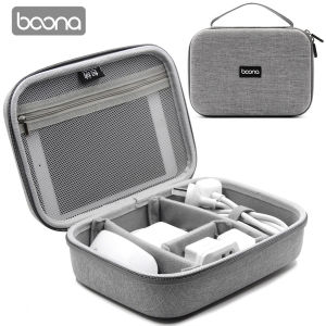 JENL BOONA Hard Shell Electronic Accessories Organizer Case for iPad Cables Power Supply Hard Disk Power Supply Single Layer