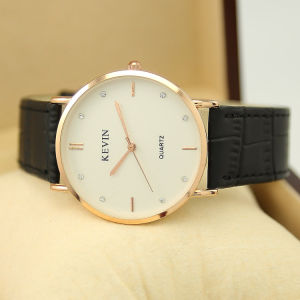 Mens Watch Korean Simple Temperamental Trendy Mens Ultra-Thin Waterproof High School Male and Female Students High Sense Mens Watch