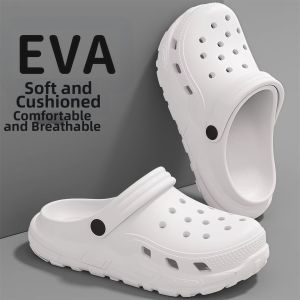 Printed Anti-slip Thick Heel Platform Clog