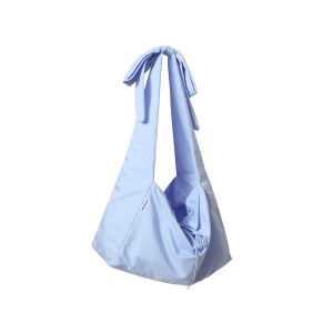 WhyBerry 24SS Spring Fashion Canvas Bag with Butterfly Knot Nylon Material Crossbody Handbag for Men And Women