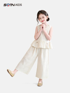 SQTN.KIDS | Bohemian Style Girls Clothing Set