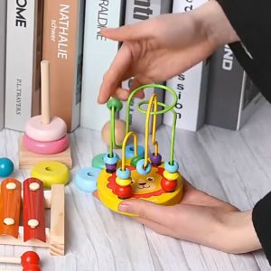 KIDDOM Wooden Educational Toys Kids | Mainan Edukasi Early Learning Montessori Building Blocks