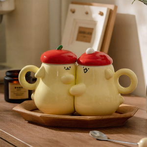 SIYUE | Cute Couple Ceramic Mugs Gift Set