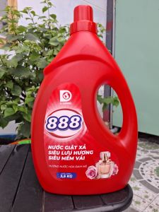 thùng 4can nước giặc xã cao cấp 888 3.6kg đậm đặc hương thơm kháng khuẩn khử mùi hôi cho áo quần sạch trắng sáng rạng ngời luư hương thơm bền lâu