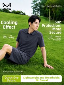 MiiOW | Ice Silk Sun Protection Polo Shirt