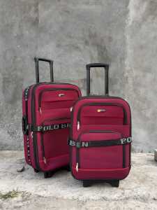 Koper Set 20+24 inch Polo Ben  -  koper kabin - koper bagasi - Tas Travel - koper kain - koper anti pecah - koper  murah - koper roda 4 – koper 4 roda - koper anti air - koper premium – koper import - bayar di tempat - polo - gratis ongkir - koper bahan