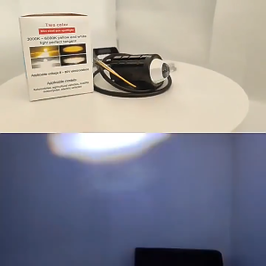 led lights for motorcycle 2PCS mini driving light Super Bright White+Yellow 2 Color Motorcycle Headlight