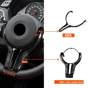 Ốp Vô Lăng Thể Thao Bằng Sợi Carbon M Power Dành Cho BMW M2 F87 M3 F80 M4 F82 M5 F10 M6 F06 Thay Thế Vỏ Vô Lăng