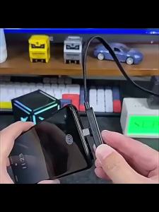 Cáp Sạc Nhanh 1M Tích Hợp Giá Đỡ Điện Thoại Gấp Gọn 2 Trong 1 Chất Liệu Bện USB-A/Type-C Dòng Điện Cao 5A Dây Sạc Điện Thoại Di Động