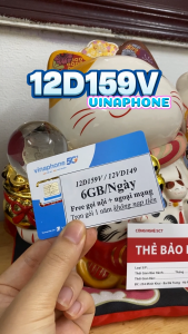 SIM VINAPHONE 4G 12VD149 Free 12 Tháng - TẶNG 6GB/NGÀY Miễn phí 1000P gọi nội mạng Vinaphone - Bảo hành trọn gói 1 năm . FREESHIP - CHƯA KÍCH HOẠT.