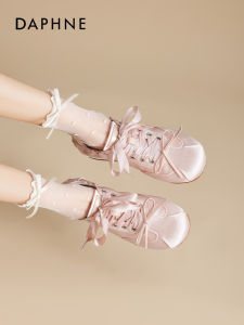 Daphne Pink Ballet Dequn Shoes Womens 2025 New Summer Thin Casual Shoes Soft Bottom Not Tired Sports Shoes Leisure Style