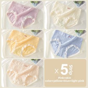 MiiOW | Sweet Cat Woman Underwear Ladies New 2025 Mid-Waist Seamless Breathable Plus Size Triangle Panties Butterfly Design Support Antibacterial