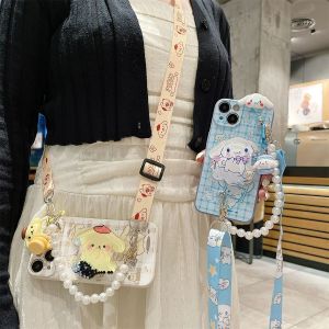 Cartoon Pom Pom Purin for Huawei Nova10se Phone Case Nova5ipro New Arrival Good-looking Nova6 Bracket Nova10/8/9/7/6 All-Inclusive Nova2i Drop-Resistant Cinnamoroll Babycinnamoroll Protective Case