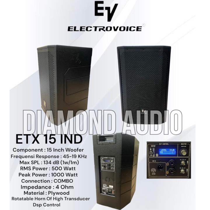 Speaker aktif 15 inch electro voice etx 15 original