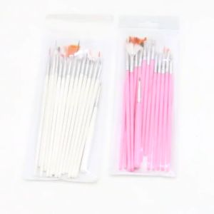 Bộ 15 cây cọ vẽ làm móng nghệ thuật 3D vẽ trang trí móng tay làm nail siêu mềmcực kỳ xinh