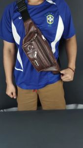 Tas Selempang Bahu Tas Pinggang Kulit PU Polo Amstar Waistbag