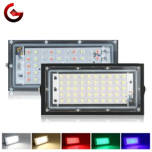 50W Outdoor Floodlight: IP65 Waterproof LED Street Lamp & RGB Spotlight