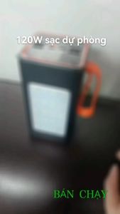 Sạc dự phòng 50000mah sạc nhanh 120W PD 20W Q.C màn hình LCD báo phần trăm pin đèn led siêu sáng