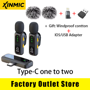 New Wireless Lavalier Microphone Video Recording Recording Podcast Noise Reduction mic Live Gaming Phone Android PC Mini Mic