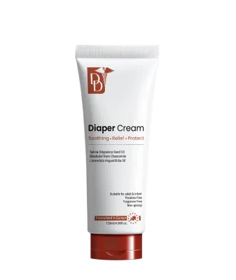 DD Adult Diaper Cream 120ml (Formulated In Europe To Relieve Skin Rashes)