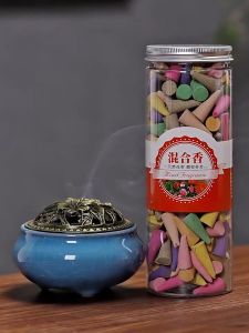 200Pcs 天然塔香 檀香 塔香粒 檀香粒 室内香薰 宝塔香 佛香 供香 家居熏香 Natural Incense Tower Sandalwood Incense Cones Agarwood Incense Burner