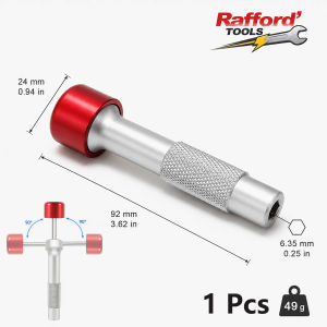 Rafford 1/4" Hex Bit Screwdriver Bit Driver Pocket EDC Với 90 ° Công Cụ Sửa Chữa Có Thể Thay Thế Từ Tính Tay Quay Có Thể Thu Vào Mô-men Xoắn Tăng Cường