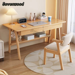 Sevenwood study table bedroom desk computer table office table meja belajar meja office meja pejabat Meja komputer 书桌电脑桌学习桌