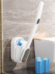 Disposable Toilet Brush for Home Use Cleaning Tool No Dead Angles Wall Mounted Bathroom Tools Easy to Install No Drilling Required